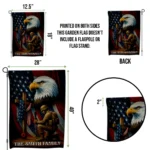 Patriotic Memorial Day Flag – Remember and Honor Veterans – Custom Family Name Garden Flag & House Flag - Image 7