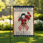 Patriotic Memorial Day Flag – Remember and Honor – Perfect Veteran Tribute for Garden or Home - Image 5