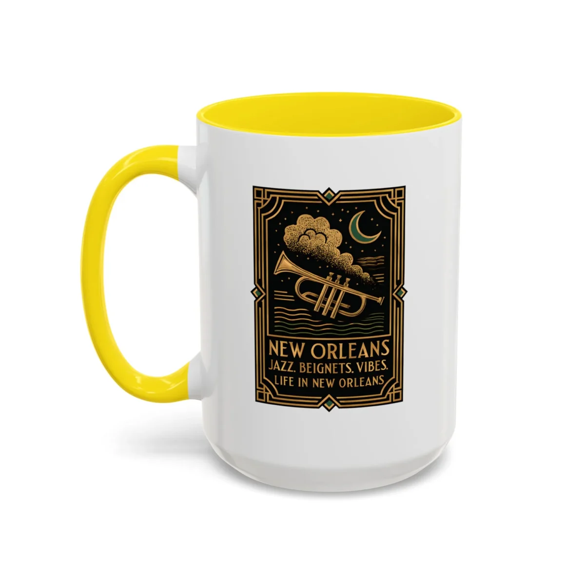 Art Deco New Orleans Mug – Jazz, Beignets, and Moonlit Vibes - Image 34