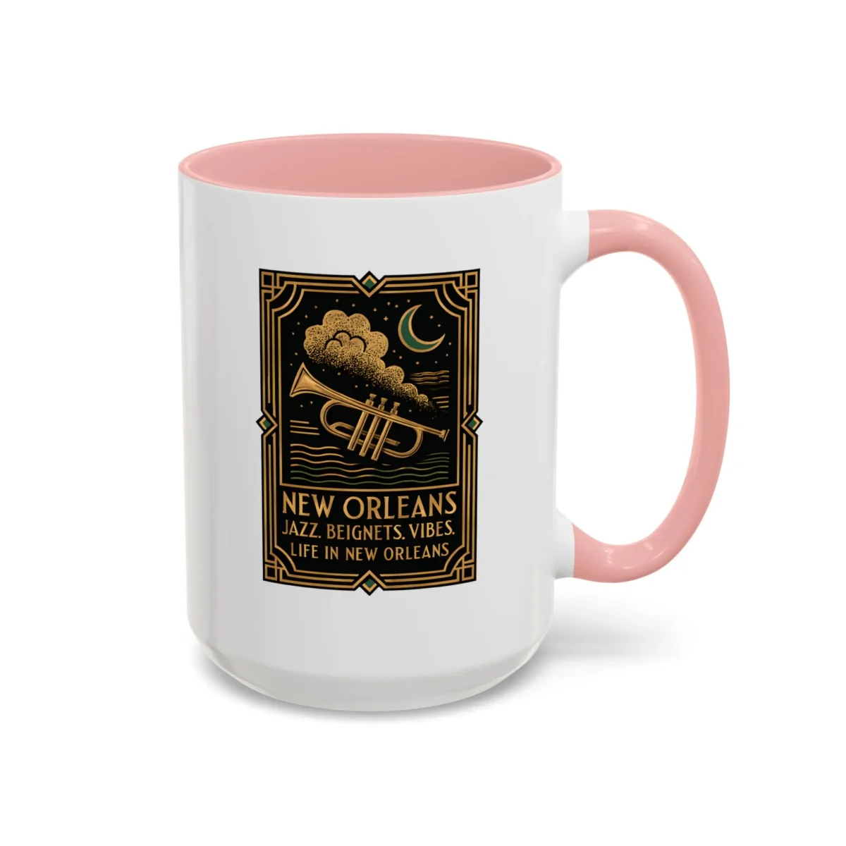 Art Deco New Orleans Mug – Jazz, Beignets, and Moonlit Vibes - Image 15