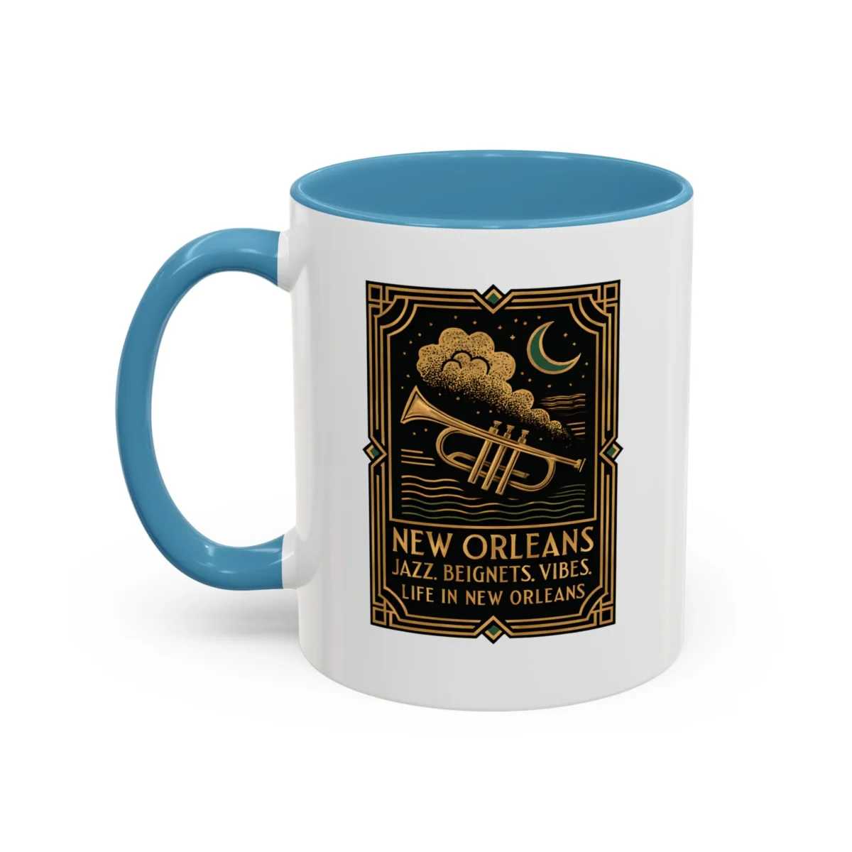 Art Deco New Orleans Mug – Jazz, Beignets, and Moonlit Vibes - Image 20