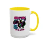 Austin Neon Coffee Mug – Texas Tacos and Tunes Mug - Image 33