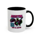 Austin Neon Coffee Mug – Texas Tacos and Tunes Mug - Image 36