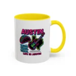 Austin Neon Coffee Mug – Texas Tacos and Tunes Mug - Image 47