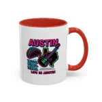 Austin Neon Coffee Mug – Texas Tacos and Tunes Mug - Image 38