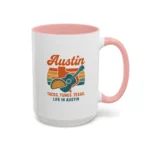 Austin Retro Mug – Tacos Tunes Texas Life Coffee Mug - Image 15