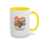 Austin Retro Mug – Tacos Tunes Texas Life Coffee Mug - Image 33