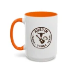 Austin Texas Badge Mug – Rustic Tacos Tunes Life Mug - Image 30