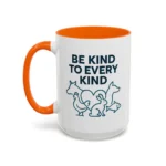 Be Kind Vegan Mug – Animal Lover Coffee Cup with “Be Kind to Every Kind” Design - Image 30