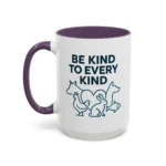 Be Kind Vegan Mug – Animal Lover Coffee Cup with “Be Kind to Every Kind” Design - Image 32