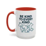 Be Kind Vegan Mug – Animal Lover Coffee Cup with “Be Kind to Every Kind” Design - Image 18