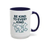 Be Kind Vegan Mug – Animal Lover Coffee Cup with “Be Kind to Every Kind” Design - Image 13