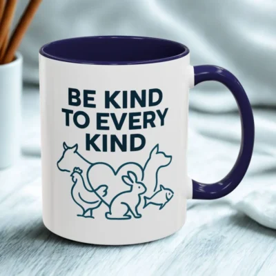 Orders Tracking 7 be kind vegan mug animal lover coffee cup with be kind to every kind design tymos