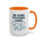 Be Kind Vegan Mug – Animal Lover Coffee Cup with “Be Kind to Every Kind” Design - Image 48