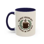 Best Vegan Gift Mug – Coffee Lover Cup with Laurel Wreath Design - Image 8