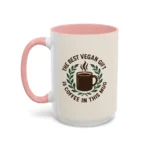 Best Vegan Gift Mug – Coffee Lover Cup with Laurel Wreath Design - Image 16