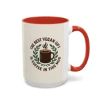 Best Vegan Gift Mug – Coffee Lover Cup with Laurel Wreath Design - Image 17