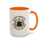 Best Vegan Gift Mug – Coffee Lover Cup with Laurel Wreath Design - Image 29