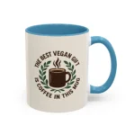 Best Vegan Gift Mug – Coffee Lover Cup with Laurel Wreath Design - Image 19