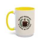 Best Vegan Gift Mug – Coffee Lover Cup with Laurel Wreath Design - Image 34