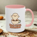 Boo-tiful Morning Ghost Mug – Perfect for Halloween Gift Box