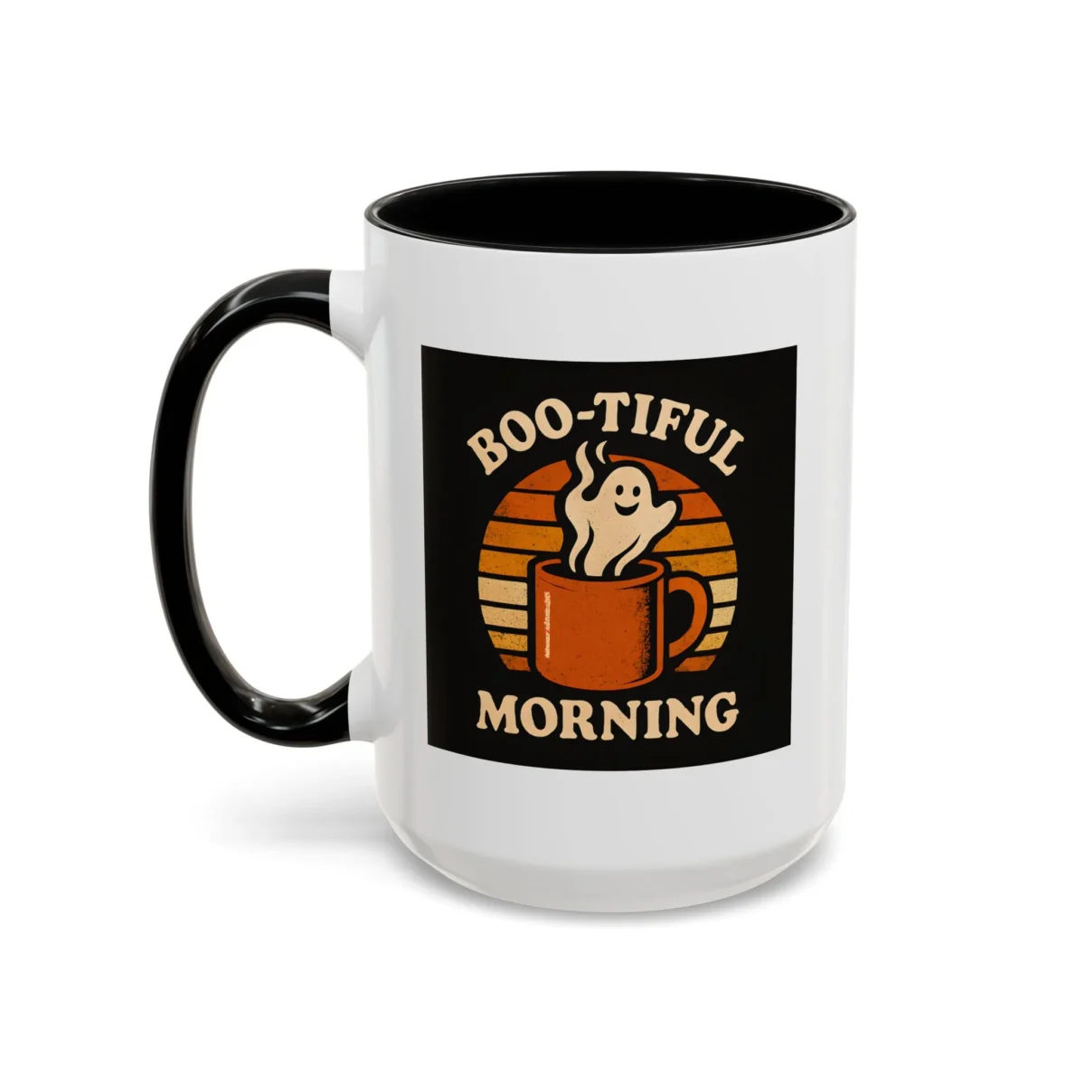 Boo-tiful Morning Halloween Coffee Mug – Ghost Design - Image 12