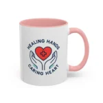 Caring Nurse Mug – Healing Hands Caring Heart Coffee Cup - Image 38