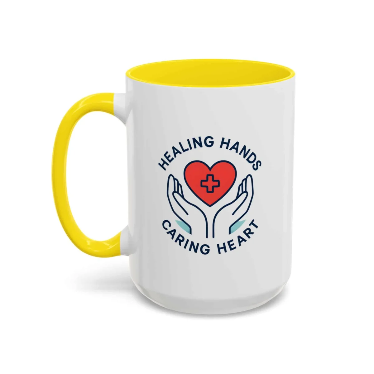 Caring Nurse Mug – Healing Hands Caring Heart Coffee Cup - Image 34