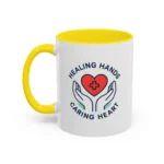Caring Nurse Mug – Healing Hands Caring Heart Coffee Cup - Image 28