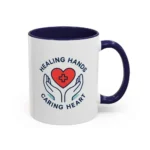 Caring Nurse Mug – Healing Hands Caring Heart Coffee Cup - Image 37