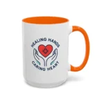 Caring Nurse Mug – Healing Hands Caring Heart Coffee Cup - Image 29