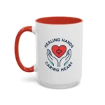 Caring Nurse Mug – Healing Hands Caring Heart Coffee Cup - Image 18