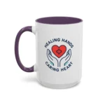 Caring Nurse Mug – Healing Hands Caring Heart Coffee Cup - Image 32
