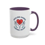 Caring Nurse Mug – Healing Hands Caring Heart Coffee Cup - Image 31