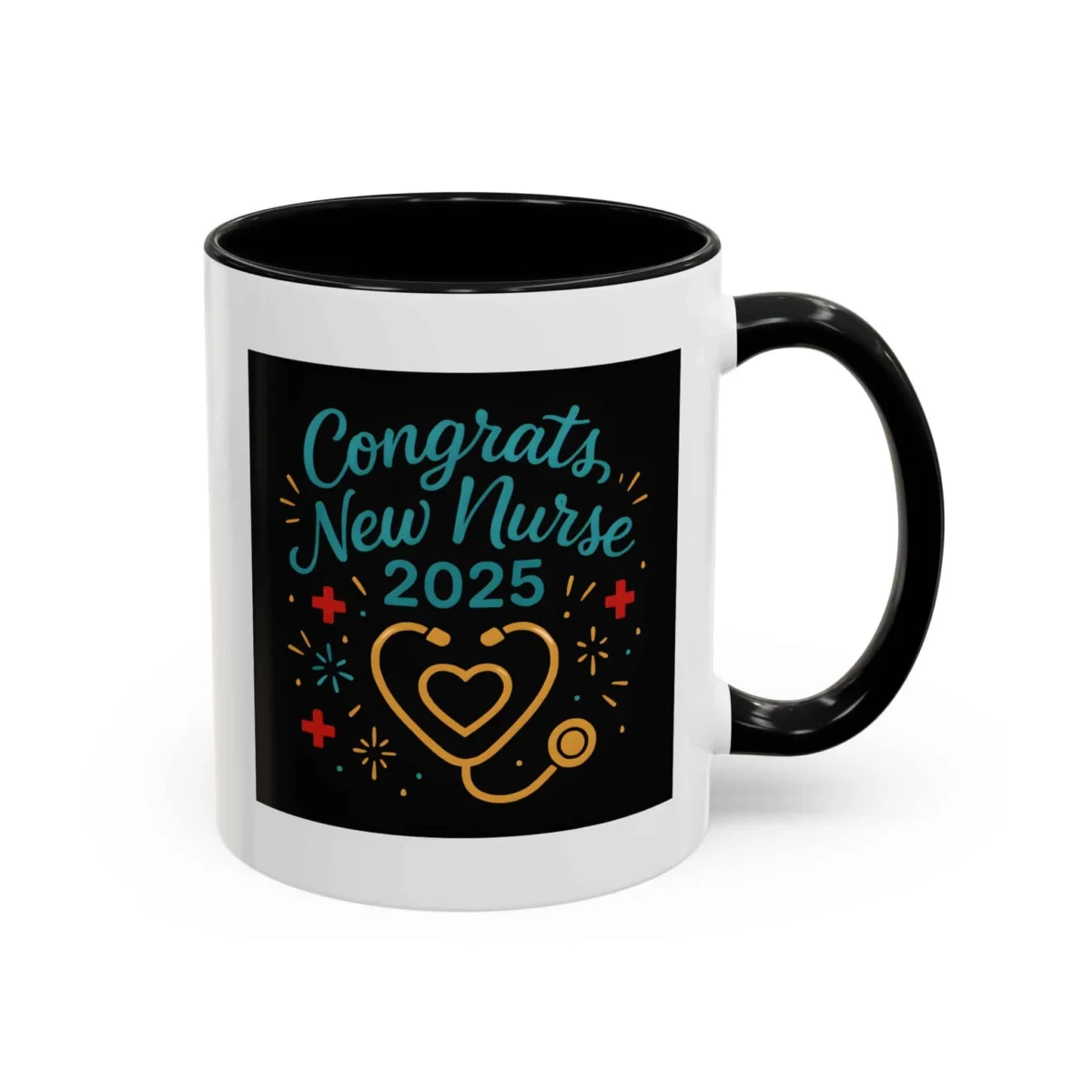 Congrats New Nurse Mug 2025 – Graduation Gift for Nurses - Image 3