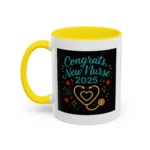 Congrats New Nurse Mug 2025 – Graduation Gift for Nurses - Image 28