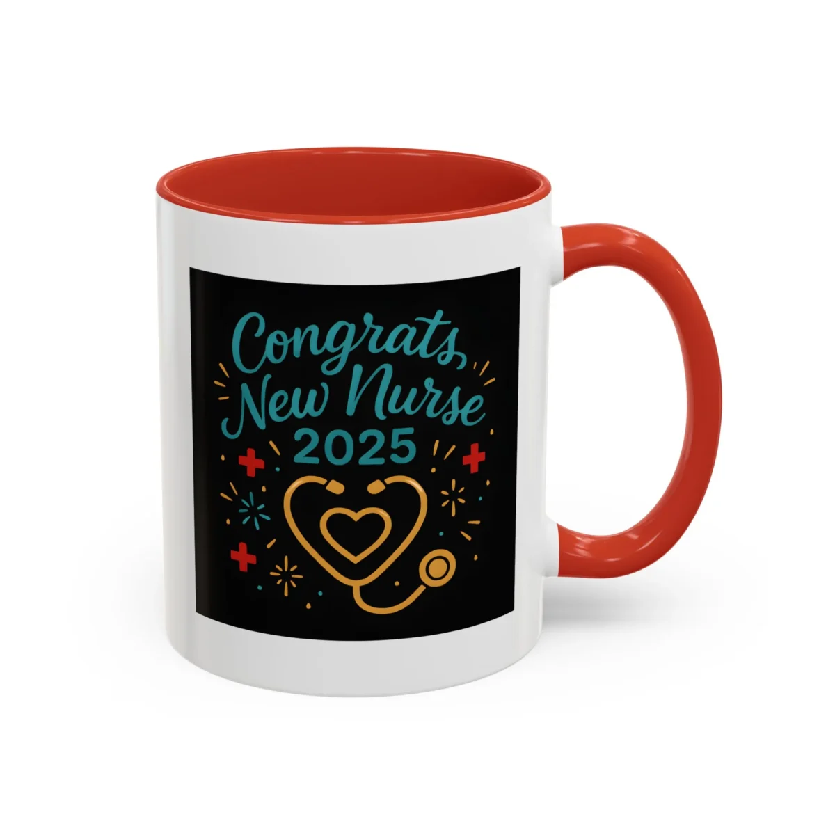Congrats New Nurse Mug 2025 – Graduation Gift for Nurses - Image 9