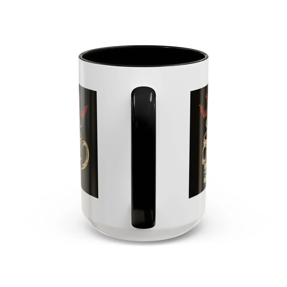 Creepy Skull Coffee Mug – Spooky Halloween Coffee Cup with Bats - Image 22