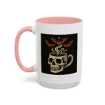 Creepy Skull Coffee Mug – Spooky Halloween Coffee Cup with Bats - Image 29