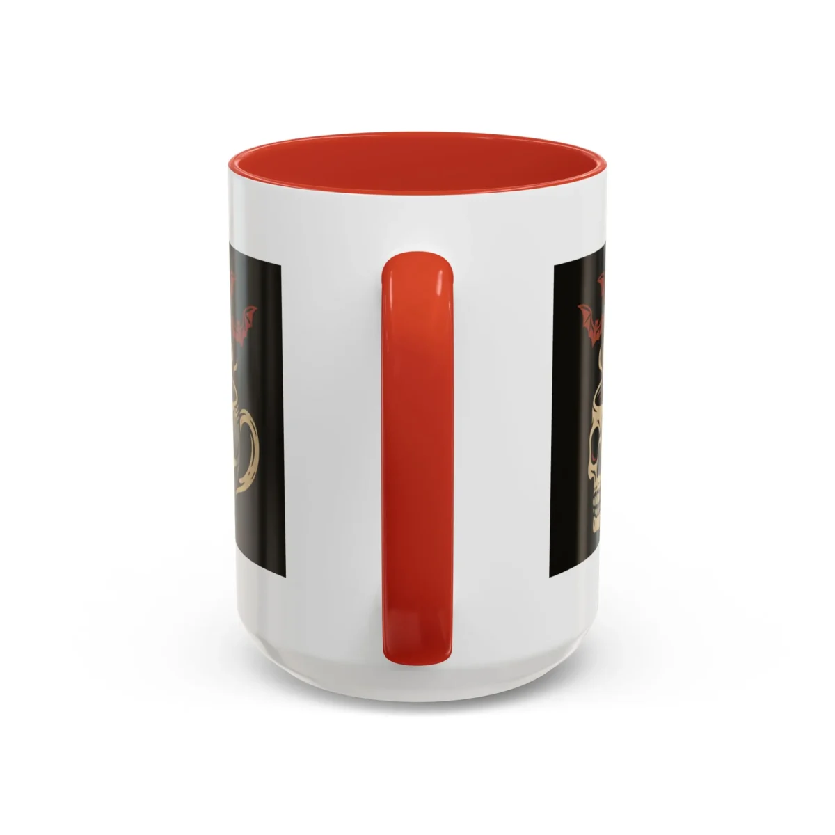 Creepy Skull Coffee Mug – Spooky Halloween Coffee Cup with Bats - Image 34