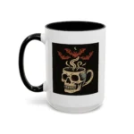 Creepy Skull Coffee Mug – Spooky Halloween Coffee Cup with Bats - Image 21