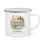 Custom Road Trip Enamel Camping Mug - Image 6