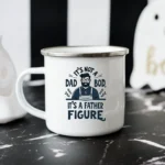 Father Figure Enamel Camping Mug - Image 2