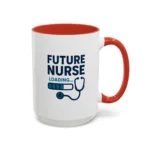 Future Nurse Mug – Nursing Student Gift with Stethoscope Design - Image 17