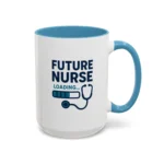Future Nurse Mug – Nursing Student Gift with Stethoscope Design - Image 21