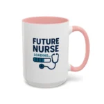 Future Nurse Mug – Nursing Student Gift with Stethoscope Design - Image 41