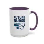 Future Nurse Mug – Nursing Student Gift with Stethoscope Design - Image 31