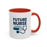 Future Nurse Mug – Nursing Student Gift with Stethoscope Design - Image 11