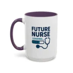 Future Nurse Mug – Nursing Student Gift with Stethoscope Design - Image 32