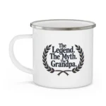 Grandpa Legend Enamel Camping Mug - Image 3